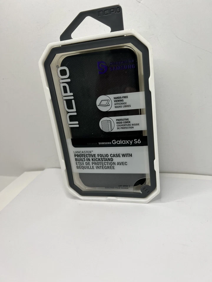 Funda tipo folio Incipio Samsung Galaxy S6 Lancaster - Negra Foto 3 de 4