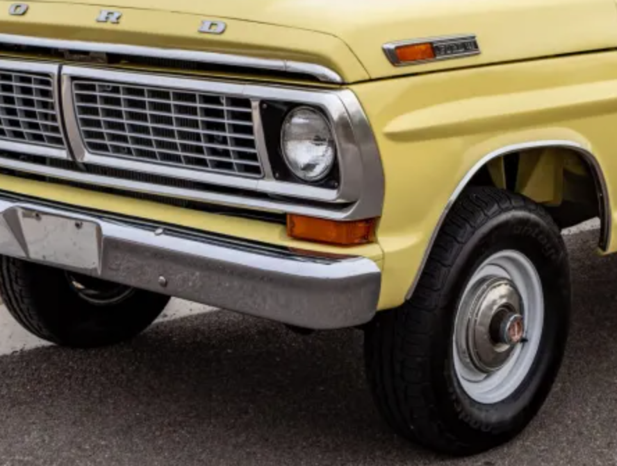 Ford F100 F250 F350 Front turn signal lenses SMOKE New Pair OEM design