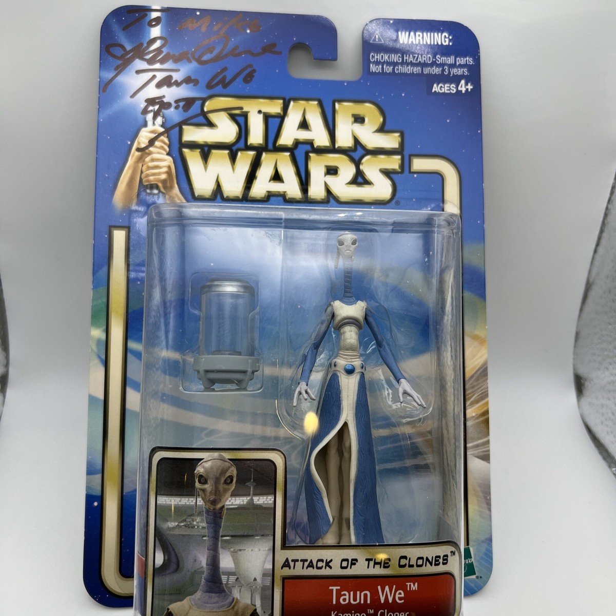 Star Wars Rena Owen Signed Tuan We Action Figure, Episode 2