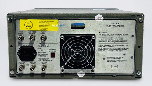 AGILENT (HP) 8590A SPECTRUM ANALYZER 1,5 kHz bis 1,5 GHz mit opt. H18 (Ref.: 070N) - Bild 8 von 10