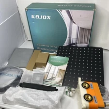 Kojox Black Rain Shower System Matte In Box Appears To Be A Return