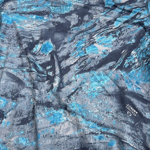 Realtree Fishing Aspect Shirt Mens 2XL Blue Camo Long Sleeve Lightweight - Picture 10 of 10
