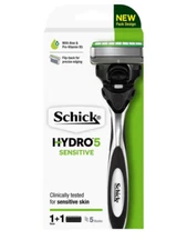 Schick Hydro 5 Sensitive Skin Razor - 1 Handle + 1 Cartridge