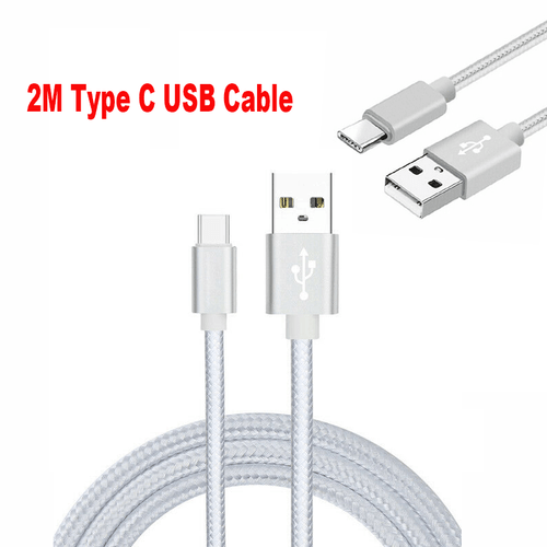 Câble USB Type C 78" USB Chargeur Rapide USB Cordon Données Téléphone Portable Câble Chargeur - Photo 1 sur 4