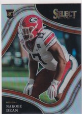 2022 SELECT PRIZMS SILVER FIELD LEVEL RC NAKOBE DEAN PRIZM ROOKIE DRAFT GE-3891