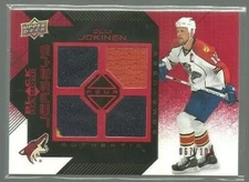 2008-09 Black Diamond Jerseys Quad Ruby #BDJOJ Olli Jokinen 067/100 (ref 78267)