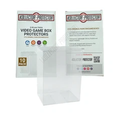 50 UV & Scratch Resistant 0.50mm Box Protectors for Original Famicom Game Boxes