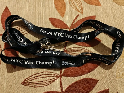 #ad #ad NYC Vax Champ Lanyard $4.99