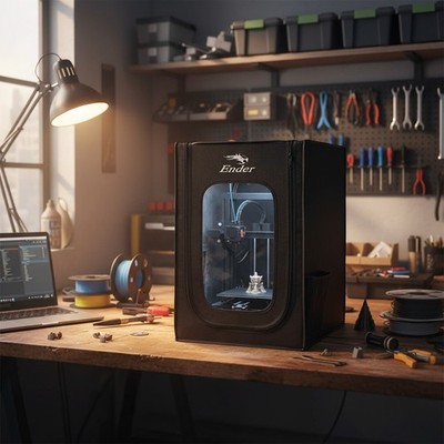 Lightweight Fireproof Enclosure for 3D Printers - Compatible with Ender Models