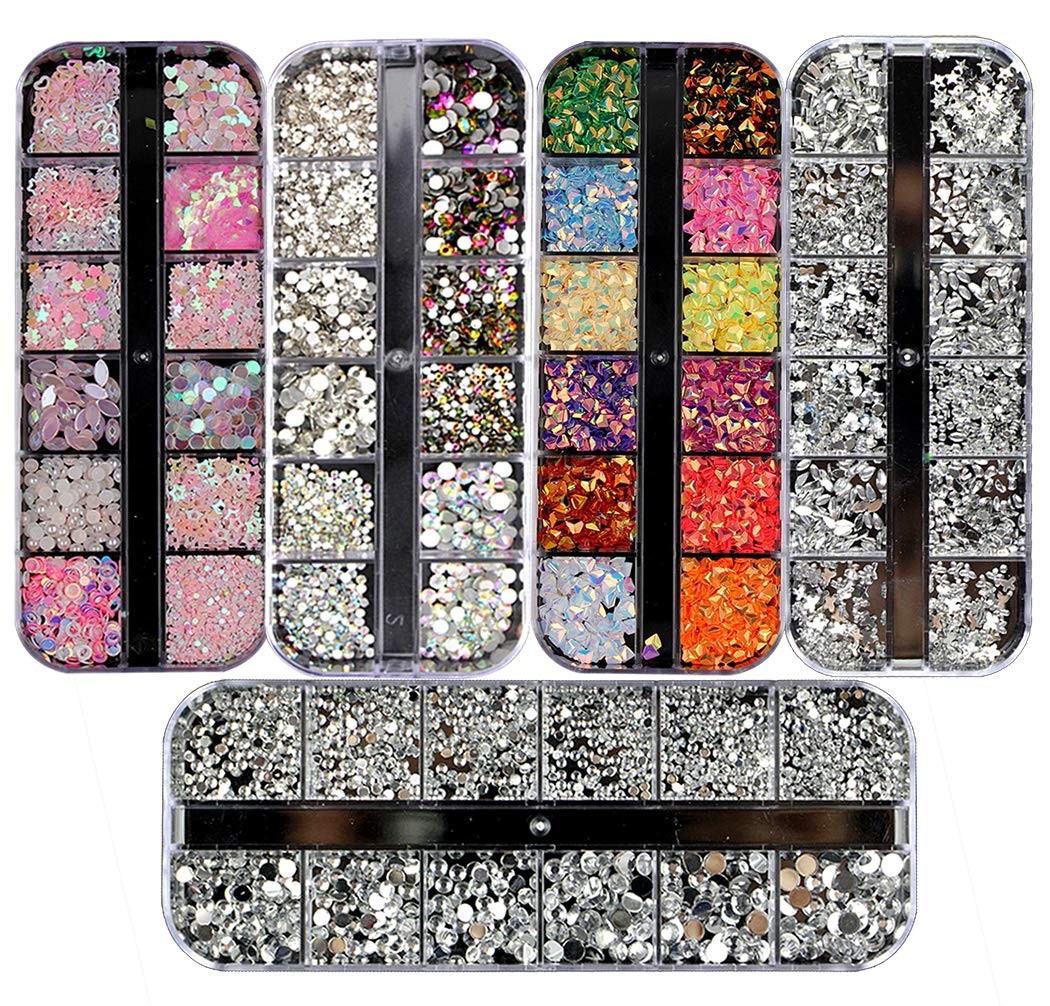 Kit strass ongles pour manucure de soirée et nail art créatif à la maison