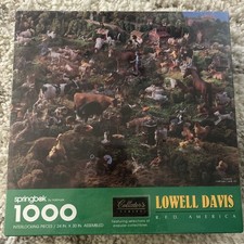 NEW VTG Springbok Lowell Davis Collectors Series RFD America 1000 Jigsaw Puzzle