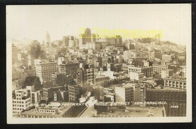 Rppc Nob Hill Apartment House District San Francisco Ca California Skyscraper Co