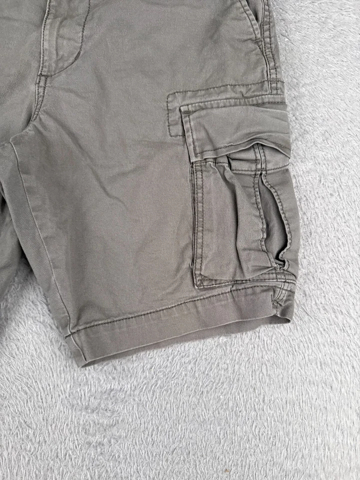 Pantalones Cortos Dockers Hombres 28 Gris Vivido en Carga Recta Incorporado Flex Algodón 28x10 Foto 2 de 4
