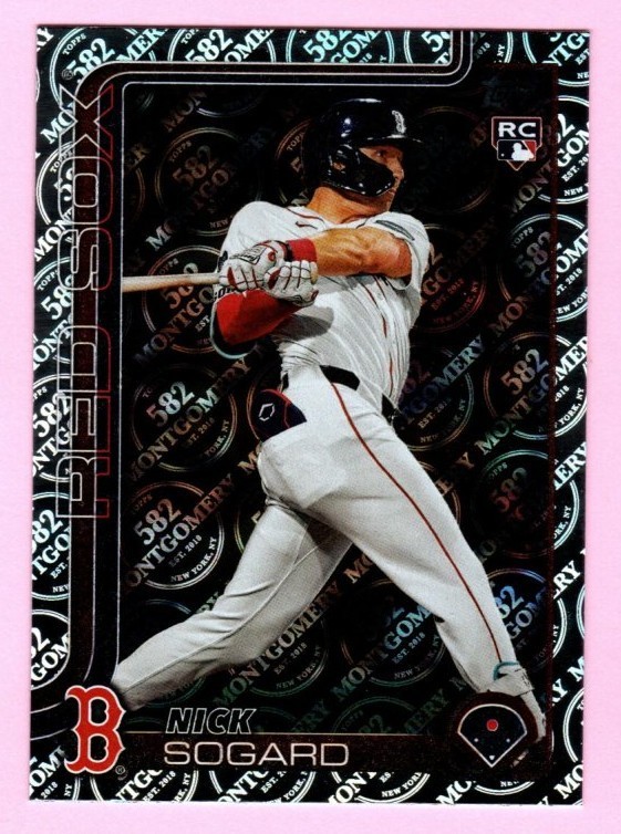 2025 Topps Motgomery Foil #94 Nick Sogard - Boston Red Sox RC