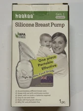 Haakaa Silicone Manual Breast Pump Gen. 1 4oz Expiration 2027-12-19 BRAND NEW