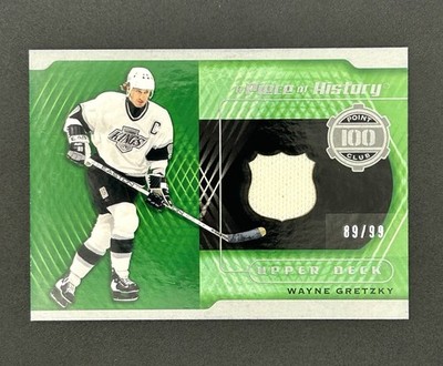 2018-19 Upper Deck SP Game Used - A Piece of History  Wayne Gretzky #100-WG /99 