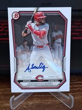 2026 Bowman Arnaldo Lantigua Base Paper Auto Reds