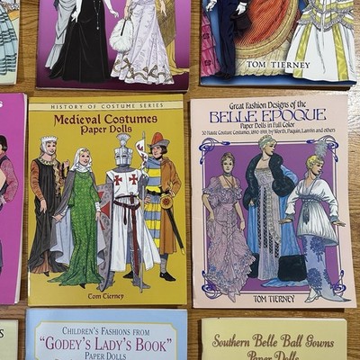 Lot Of 16 Uncut Tom Tierney Paper Doll Books | eBay