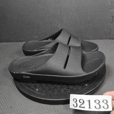 Oofos OOriginal Sport Slide Sandals Unisex Size M8 W10 Black Recovery