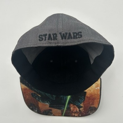 Star Wars Hat Snap Back Mens Black Space Battle Rebel Empire