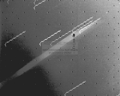VOYAGER 1 JUPITER RING DISCOVERY 1979 MULTIPLE EXPOSURE 8X10 PHOTO