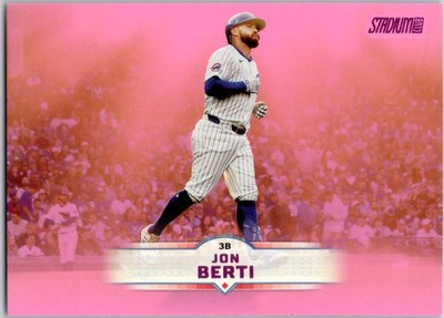 2025 Stadium Club #44 Jon Berti Pink Foil