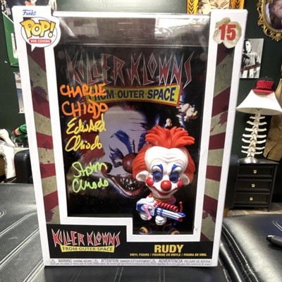 Funko Pop! VHS Covers Rudy #15 Killer Klowns Autographed by Chiodo Brothers