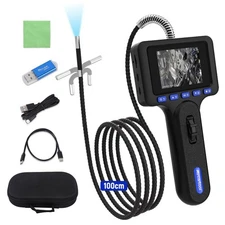 Two/Four-Way Endoscope Inspection Camera Articulating Borescope 1m Flexible Tube
