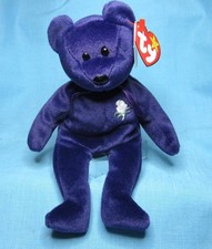 Vintage Ty Beanie Baby - PRINCESS Diana Bear 1997 RARE RETIRED - MINT w/TAGS