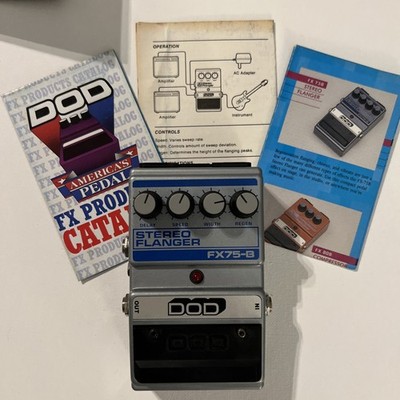 DOD FX75 Stereo Flanger ビンテージアナログフランジャー DOD FX75-B Stereo Flanger — Vintage Analog Modulation – Player's Gear