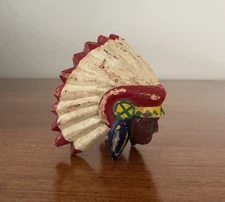 Vintage Boy Scout BSA Neckerchief Slide 1950s Native American