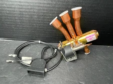 Sanhua SHF-4-10FA4 Reversing Valve with Solenoid Coil – 24V AC, 4-Way HVAC Heat