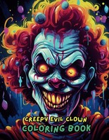 Malbuch FüR Erwachsene - Dunkle Clowns, Horror-Motive, Ausmalen, KreativitäT