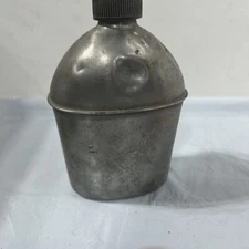 WWII WW2 US Military Steel Canteen Dated 1945 Vollrath