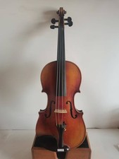 4/4 violin Amati model solid Flamed maple back spruce top hand antique made 1195