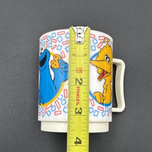 BIG BIRD COOKIE MONSTER PLASTIC MUG/CUP The Muppets,Sesame Street,peter pan ind. - Picture 7 of 8