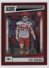 2022 Score Rookies Red Dots 192/499 Leo Chenal #354 2k3