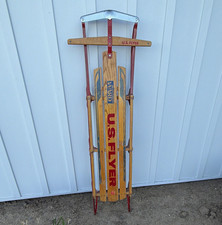 Vintage Montgomery Ward U.S. Flyer Sled