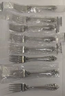 Wallace Grande Baroque Fork, Sterling, 1.6oz (45.4g), Set of 8, 2 New, 6 Used