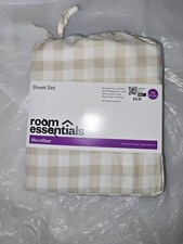 NWT! ROOM ESSENTIALS Twin Bedsheets Fits Twin...