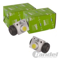 2X Valeo Radbremszylinder 20,6Mm Passend FüR CitroËN C-ELYSEE C3 C4 Opel Corsa