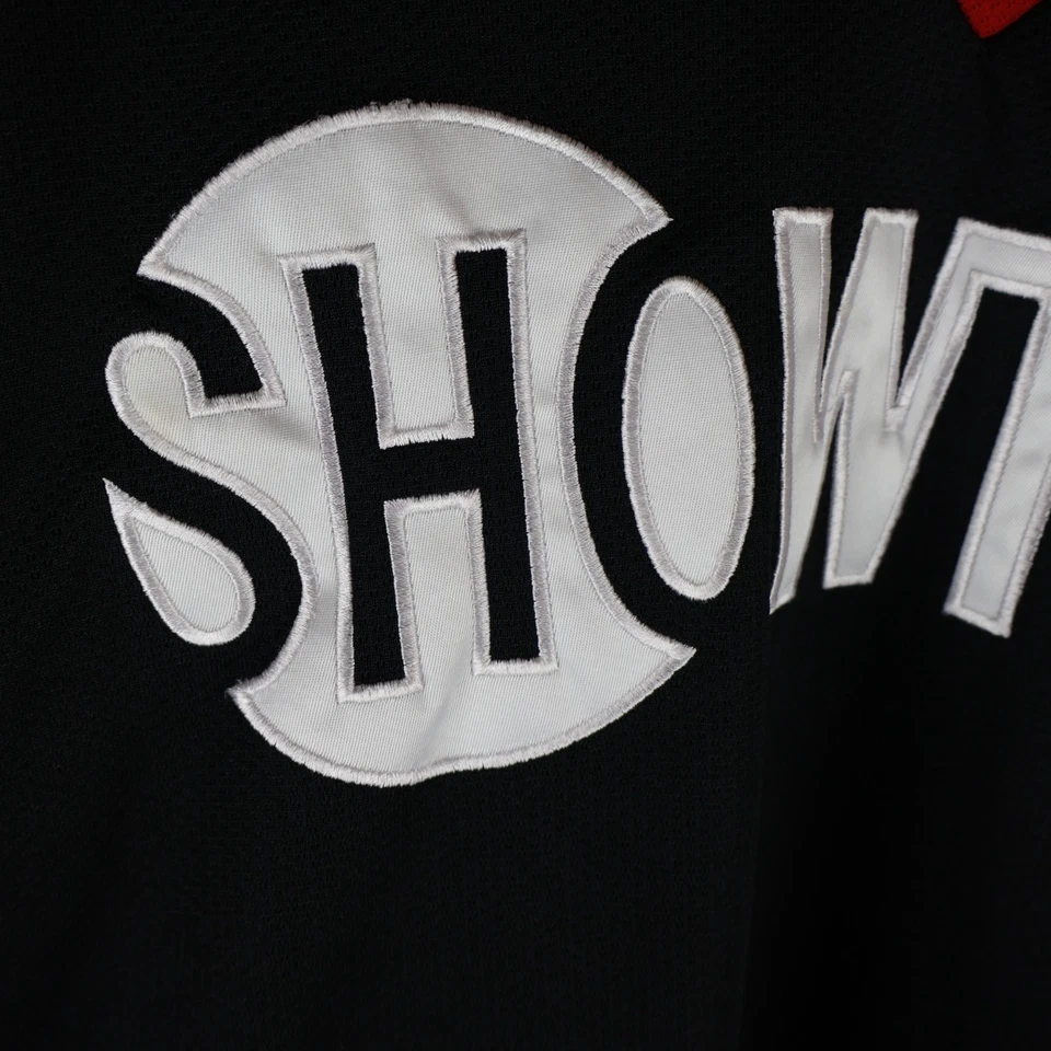 Vintage 90s Showtime TV Network Promo Hockey Jersey Size XL 26x31 - Image 4 of 4