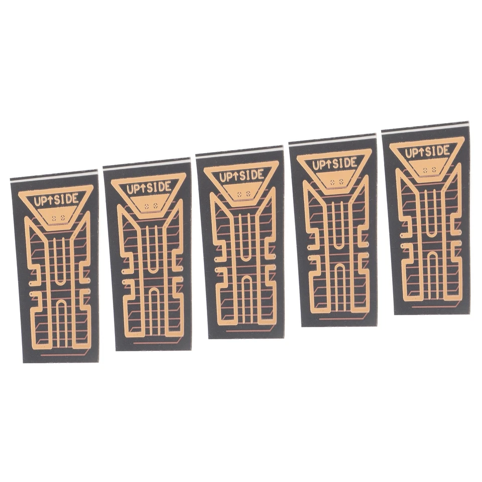 Neu 5PCS Telefon Signal Aufkleber PCB Schwarz Gold Telefon Signal Verbesserung - Bild 2 von 4