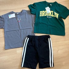 New  Short sleeve shorts 95cm 3 piece set