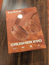 Skull Candy Headphones Crusher Evo color Washed Tan Wireless Subwoofer Mic