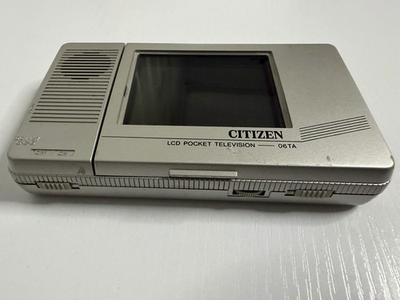 #ad Vintage Citizen Compact Pocket Portable LCD TV 06TA Tested $20.00