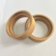 1.2" 1.2 Inch 62mm MDF Speaker Ring Speaker Mounting Spacer Rings With Bezel