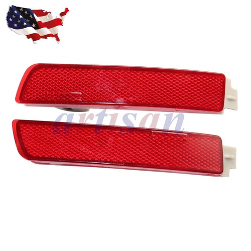 Rear Reflector Set Driver and Passenger Side For 2013-2019 Nissan Sentra - Bild 6 von 10