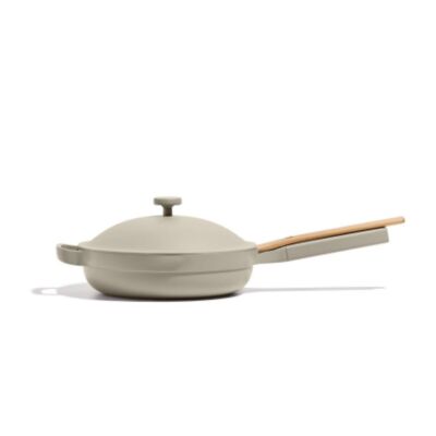 Our Place 4PC Aluminum Ceramic Glass All-in-One Pan Cookware Set 450F 2.6QT