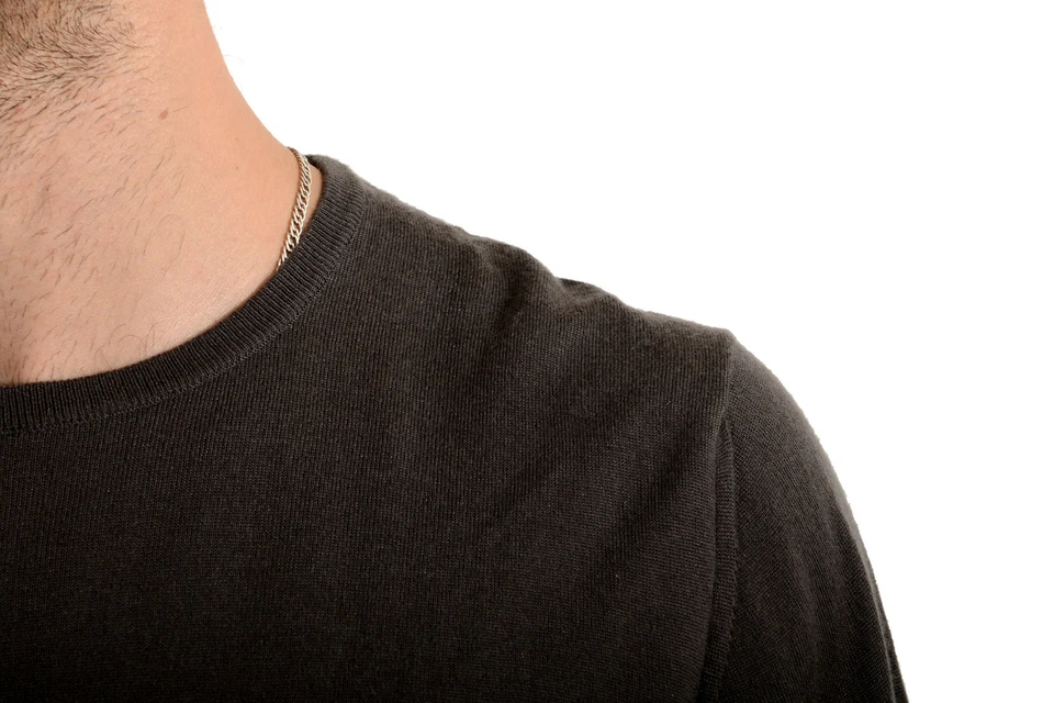 Barneys Newyork Men's Brown 100% Cashmere Crewneck Pullover Sweater US L IT 52 - Image 4 of 4